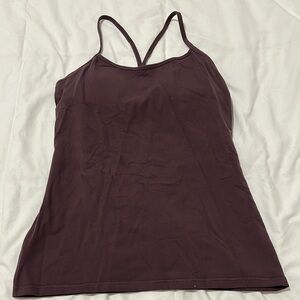 Women's Brown Strappy Top